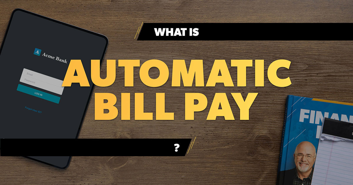 Automatic Bill Pay